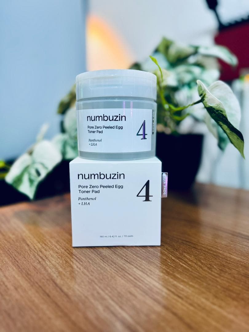 Numbuzin Pore Zero Peeled Egg Toner Pad