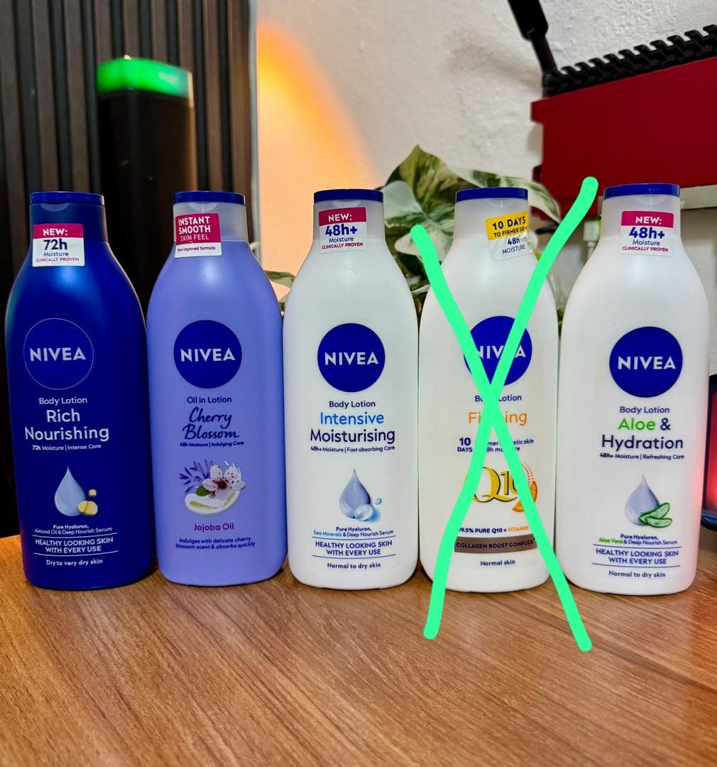 Nivea Lotions